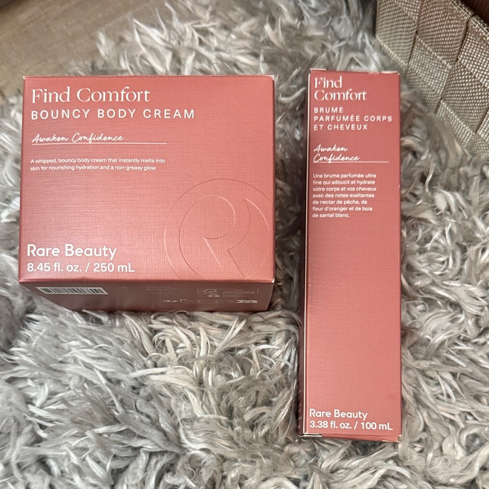 Rare Beauty Find Comfort Bouncy Body Cream and Perfume Set - Pink